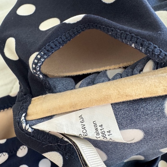 J. Crew Navy Breezy Dot Polka Bikini - Picture 7 of 8